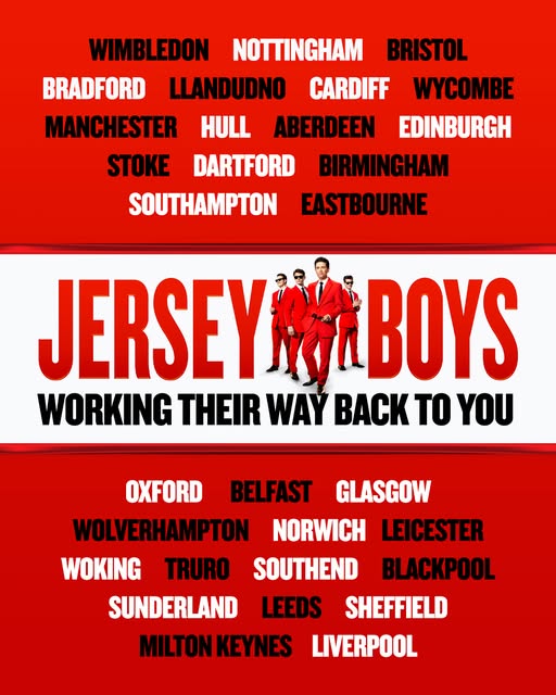 Jersey Boys 2026 Tour Venues