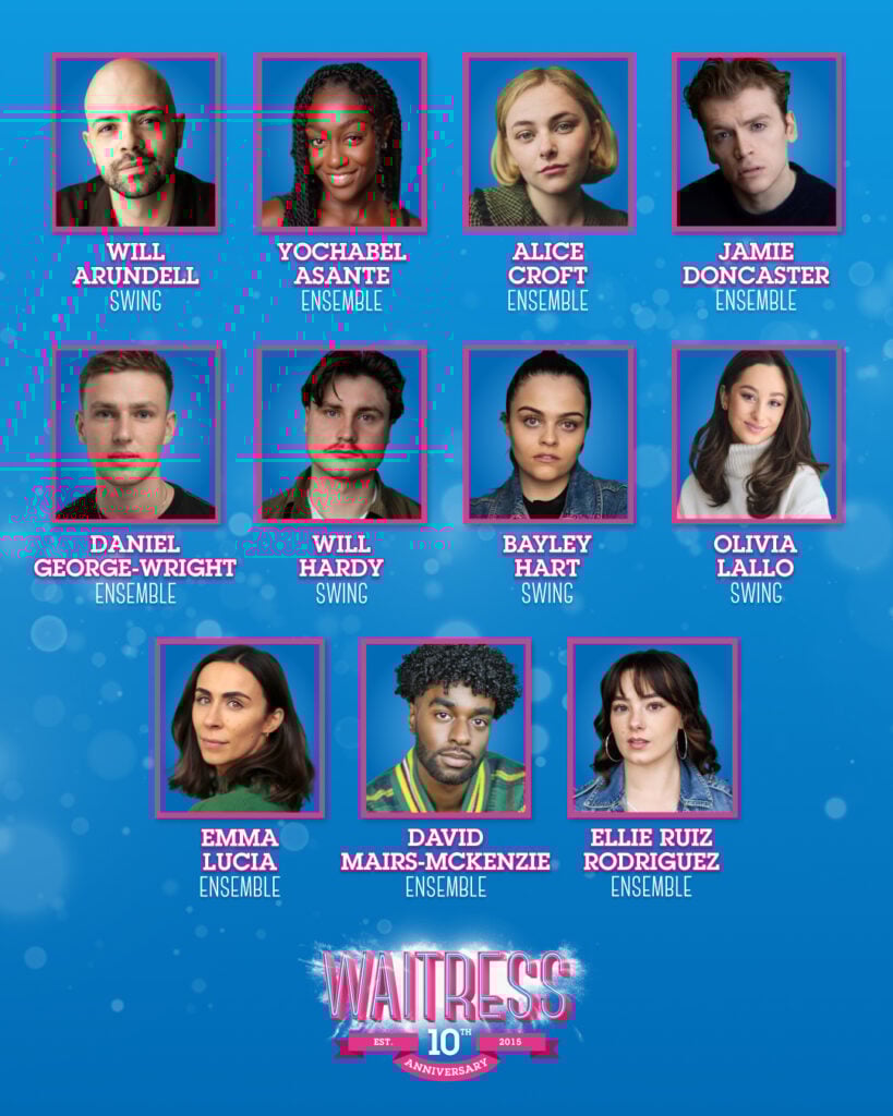 Waitress UK Tour Cast 2026