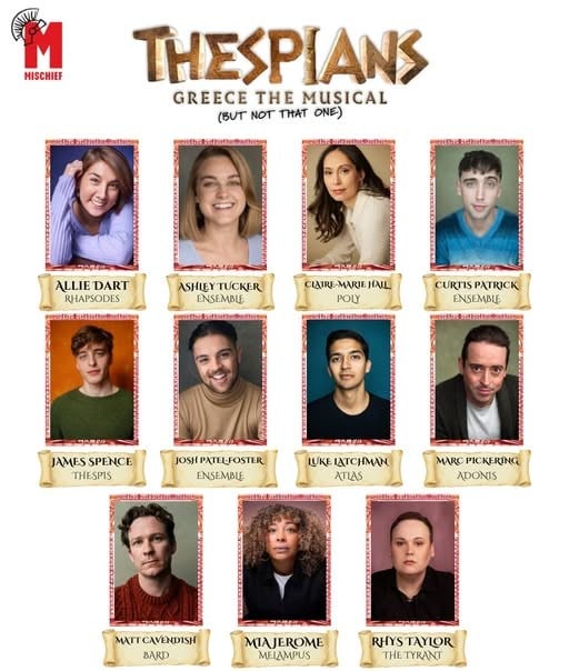 Thespians Greece Musical Tour Cast